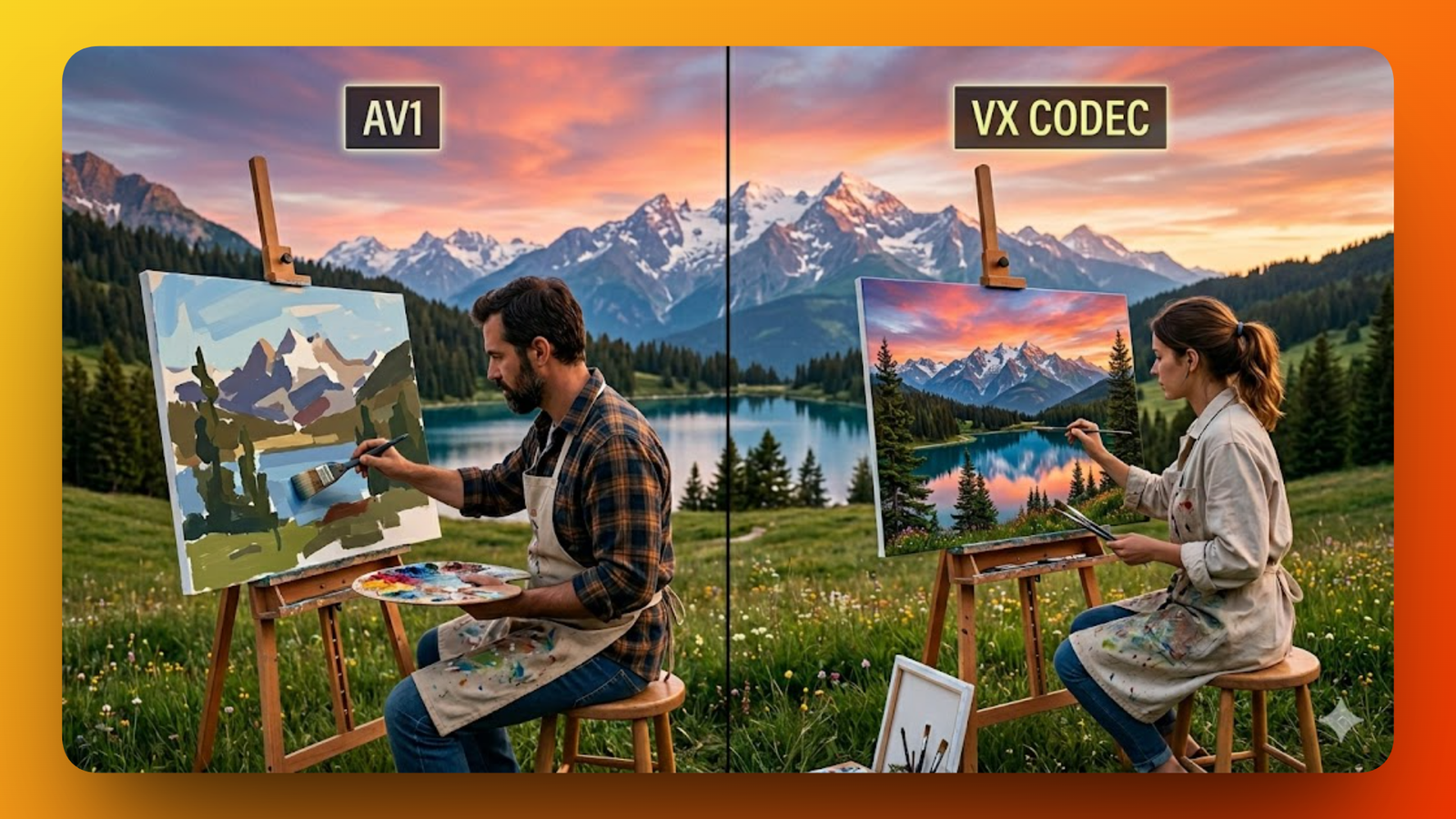 VX Codec high performance data streaming abstract render